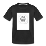 Custom Image Toddler Premium T-Shirt - black