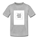 Custom Image Toddler Premium T-Shirt - heather gray
