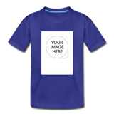 Custom Image Toddler Premium T-Shirt - royal blue