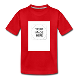 Custom Image Toddler Premium T-Shirt - red
