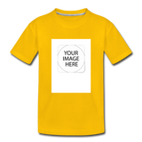 Custom Image Toddler Premium T-Shirt - sun yellow