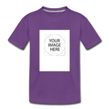 Custom Image Toddler Premium T-Shirt - purple