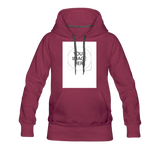 Custom Image Women’s Premium Hoodie - burgundy