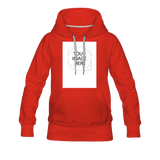 Custom Image Women’s Premium Hoodie - red