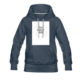 Custom Image Women’s Premium Hoodie - heather denim