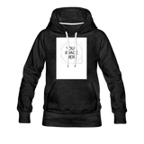 Custom Image Women’s Premium Hoodie - charcoal gray