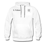 Customize Men’s Premium Hoodie - white