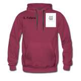 Customize Men’s Premium Hoodie - burgundy