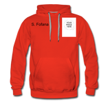 Customize Men’s Premium Hoodie - red