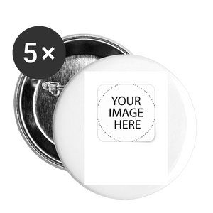 Customize Buttons small 1'' (5-pack) - white