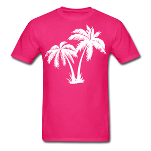 Palm Trees Unisex Classic T-Shirt - fuchsia