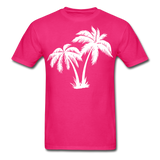 Palm Trees Unisex Classic T-Shirt - fuchsia