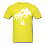 Palm Trees Unisex Classic T-Shirt - yellow