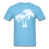 Palm Trees Unisex Classic T-Shirt - aquatic blue