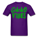 Good Vibes Cannabis Unisex Classic T-Shirt - purple