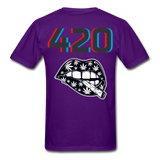 Good Vibes Cannabis Unisex Classic T-Shirt - purple