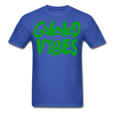 Good Vibes Cannabis Unisex Classic T-Shirt - royal blue