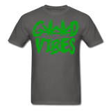 Good Vibes Cannabis Unisex Classic T-Shirt - charcoal