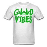 Good Vibes Cannabis Unisex Classic T-Shirt - light heather gray