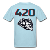 Good Vibes Cannabis Unisex Classic T-Shirt - powder blue