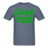 Good Vibes Cannabis Unisex Classic T-Shirt - denim