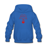 I'm on Santa's Good List Kids' Hoodie - royal blue