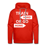 Train Hard Men’s Premium Hoodie - red