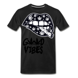 Weed Good Vibes Men's Premium T-Shirt - black