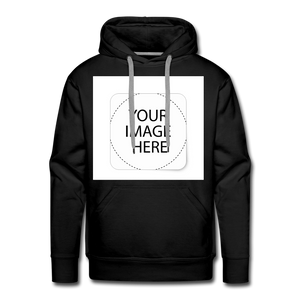 Custom Image Men’s Premium Hoodie - black