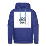 Custom Image Men’s Premium Hoodie - royal blue