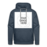 Custom Image Men’s Premium Hoodie - heather denim