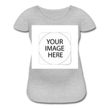 Custom Image Women’s Maternity T-Shirt - heather gray