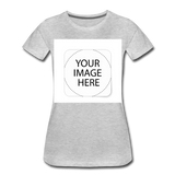 Custom Image Women’s Premium T-Shirt - heather gray