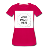 Custom Image Women’s Premium T-Shirt - dark pink