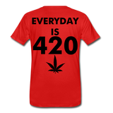 Good Vibes Cannabis 420 Men's Premium T-Shirt - red
