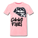 Good Vibes Cannabis 420 Men's Premium T-Shirt - pink