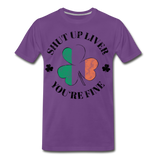 St. Patrick Day  Premium T-Shirt - purple
